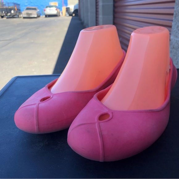 Crocs Isabella Flat Women Pink Slip On Shoes Size W7 - Picture 3 of 12